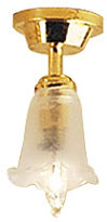 Dollhouse Miniature Small Tulip Ceiling Lamp